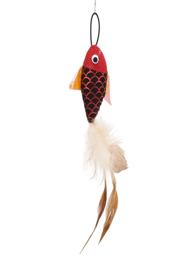 ZJchao Funny Cat Stick Flexible Interactive Telescopic Fishing Rod Toy for Cats (+ Fishing Rod) - Image 2